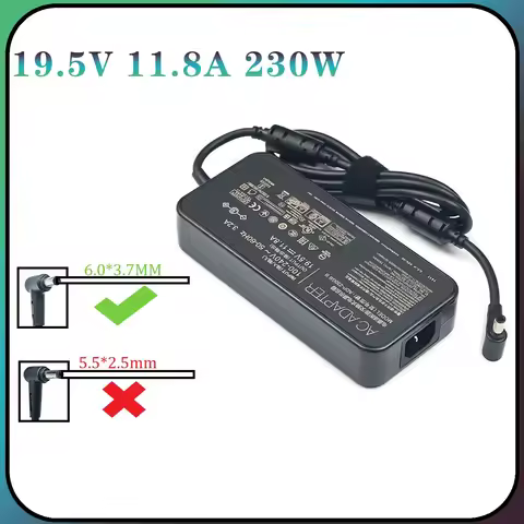 19.5V 11.8A 230W 6.0*3.7mm Charger AC Notebook laptop adapter For For ASUS ROG GM501GS GX501 GX501V 