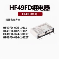Original Relay HF49FD-005 012 024-1H11 1H12 1H11T 1H12T 24VDC