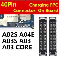 ￼KRCB Charging FPC Connector For Samsung A02S A04E  A03S A03 A03 CORE A025 A042 Charger Plug On Boar
