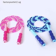 factoryoutlet2.sg Skill Jumping Bamboo Jump Rope PVC Beginner Adult Children Soft Beaded Jump Rope Hot