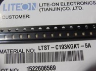 LTST-C193KGKT-5A  LED SMD 綠光 0603 9.1mcd  Liteon 無鉛