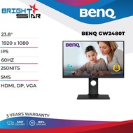 BENQ 24" BENQ GW2480 GW2480T EYE-CARE MONITOR / 23.8" IPS / 1920x1080@60HZ FHD / 250NITS / 5MS(GTG) 