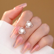 Hypoallergenic S999 Silver Pearl Earrings