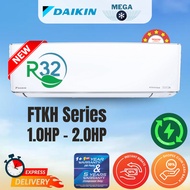 DAIKIN R32 INVERTER SMARTO 1.0HP ~ 2.0HP FTKH with WIFI ADAPTOR