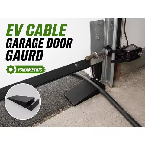 1Pcs EV Charging Cable Garage Door Protector Cord Pass‑Through Guard For Electric Vehicle EV Charger
