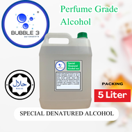 Perfume Grade Alcohol 96% (5L) / Special Denatured Alcohol / Pefume grade Ethanol/ HALAL