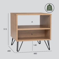 Furniture Direct RHODES Bedside table Side Table-Oak