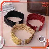 Women's Elastic Sequin Belt Fashion Women's Belt For Dresses And Accessories Trendy Belt