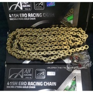 Y15 RS150 LC135 Y125 RANTAI O-RING AJI RACING 415H 122L CHAIN O RING GOLD