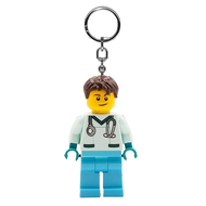 LEGO樂高 城市系列 LED樂高鑰匙圈 KE194  男護士  1個
