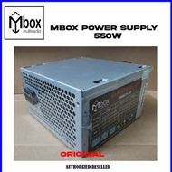✸MBOX STANDARD ATX PROFESIONAL PC POWER SUPPLY 550W 12CM FAN(BULK PACKING)☀