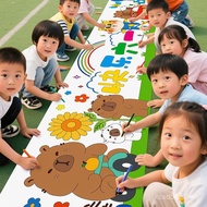 Long Scroll Hundred Meters Canvas Dragon Boat Festival Canvas 61 Theme Scroll Mother's Day Children'