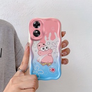 Casing Oppo A17 Casing Oppo A17K Casing Cute Cream Edge Casing Phone Casing Soft TPU Phone Casing DK