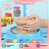 DIY Clay Pottery Wheel Toys - complete with Clay with wheels for Pottery Pottery Wheel Children's To