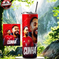 HIGH QUALITY THERMAL CUP PRINTED WITH CUNHA'S IMAGE