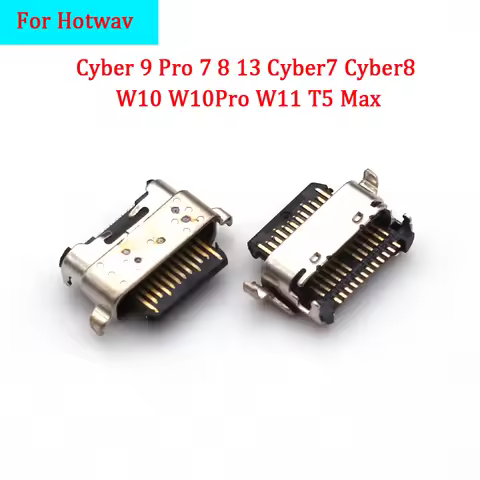 5-10Pcs Charging Dock Port Type C Plug USB Charger Connector for HOTWAV Cyber 9 Pro 7 8 13 Cyber7 Cy