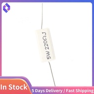 10 Pcs  Lead  Cement Power Resistor 220 Ohm 5W