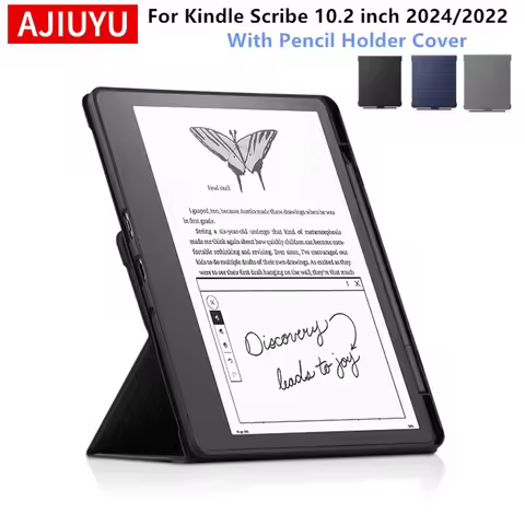 For Kindle Scribe 2024 Case 10.2 inch PU Leather Stand Cover for Kindle Scribe 10.2" 2024 2022 Case 
