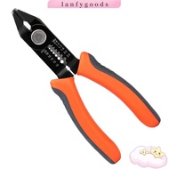 LANFY Wire Stripper, Orange High Carbon Steel Crimping Tool, Professional Cable Tools Electricians