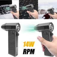 140000RPM Mini Turbo Jet พัดลมจอแสดงผลมอเตอร์ไร้แปรงมือถือพัดลม Blower สำหรับแป้นพิมพ์คอมพิวเตอร์/ ร