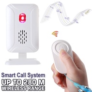 Wireless Range Caregiver Pager for Elderly 280M Distance Smart Call System Emergency Life Fall Alert