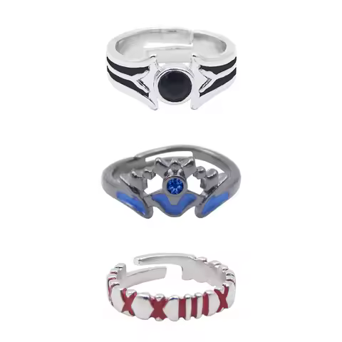 Origami Tobiichi Sword Art Online Kirito Juuzou Suzuya Tokyo Ghoul Adjustable Cosplay Costume Ring