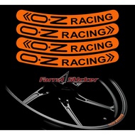 OZ racing rim stickers