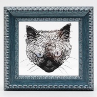 剪紙、暹羅貓、繪畫、藝術