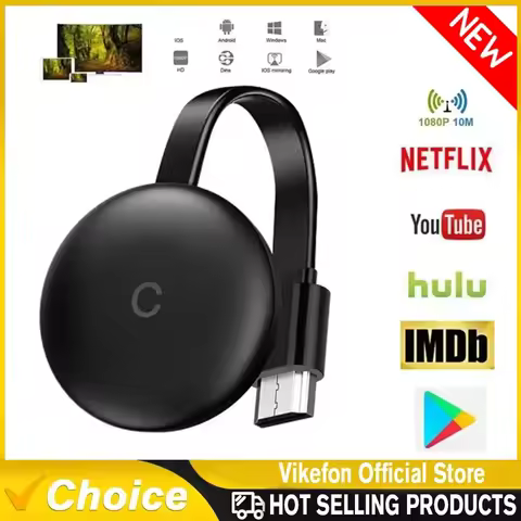 NEW 5G/2.4G Wireless WiFi Display Dongle Screen Mirroring 1080P HD TV TV Stick For Chromecast 4K HD 