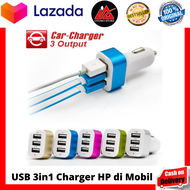 100% ORIGINAL ! PROMO ! USB 3IN1 3 PORT CHARGER HP DI MOBIL MOTOR COLOKAN CHARGER HP DI MOBIL KABEL CHARGER HP DI MOBIL HOLDER DAN CHARGER HP DI MOBIL TEMPAT CHARGER HP DI MOBIL CASAN HP DI MOBIL CASAN HP DI MOTOR BEAT CASAN HP DI AKI MOTOR MOBIL MURAH