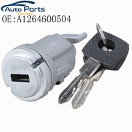 ใหม่สวิตช์จุดระเบิดล็อคบาร์เรลกระบอกที่มีกุญแจสำหรับ  Benz W124 C124 S124 W201 A124 1264600504 12646