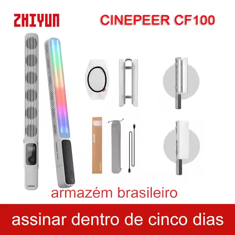 ZHIYUN CINEPEER CF100 100W LED RGB Handheld Stick Light 2700K-6500K CR95+ for Photo Video Streaming