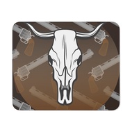 Bull Skull Guns Pattern M2 Mouse Pad