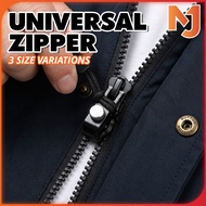 McJoden - MIKKO Universal Zipper Repair Kit Pengganti Kepala Zip Tarik Zip Puller Boleh Tanggal Repa
