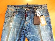 Dsquared2 Dsquared slim blue jeans oiled IT48 牛仔褲