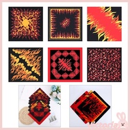 VIC 21 Fire Bandana Head Scarf for Women Men Stretch Square Turban Head Scarf