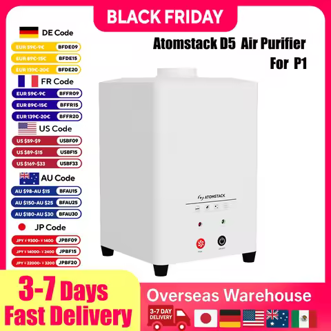 ATOMSTACK D5 Air Purifier Laser Engraver With 3-Layer Fume Extractor Filter with Activated Carbon + 