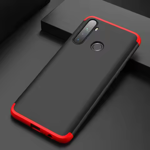 Realme 5 Pro RMX1971 Case Colored 360 Degree Full Cover Shockproof Matte Case for Oppo Realme5 Realm