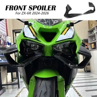 For ZX6R ZX-6R zx6r 2024-2026 New Motorcycle Accessories Front Spoiler Wing Front Winglet Lip Fairin