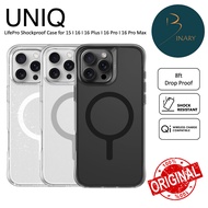 Uniq Lifepro Xtreme Magclick Magnetic Charging Case for iPhone 15 Series I 16 I 16 Plus I 16 Pro I 1
