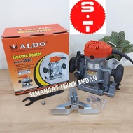 3607 MESIN HAND TRIMMER MINI PROFIL ROUTER TANGAN DUDUKAN 1/4" ALDO