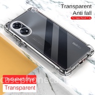 Phone Case For OPPO Reno 14 13 12 11 10 Pro + F 8T 4G 5G 2023 Casing Shockproof Clear Silicone Anti-