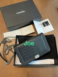 Chanel boy wallet on chain WOC crossbody real