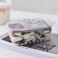 280ml / 500ml Transparent Cake Box with Lid / Transparent cake box  / Kotak Bekas Cheese kek/Kotak K