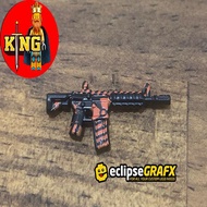 [Real Photo] [Genuine] Eclipse StrikeTM Radiation Hazard - BrickArms M4A4 - Black Toy Accessory