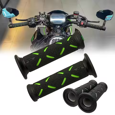 Handlebar Grips For Kawasaki Z125 Z300 Z400 Z500 Z650 Z750 Z800 Z900 Z900RS Z1000 Z1000SX ZZR 1400 Z
