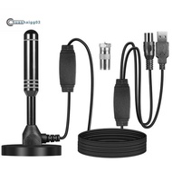 HD Digital TV Antenna 37dB High Gain Amplified HD TV Antenna Multi-Use Indoor Outdoor Digital HD Fre