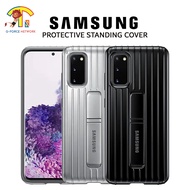 Samsung Galaxy Protective Standing Case (S20 / S20+ / S20 Ultra / Note 20) (BLACK / Silver)