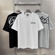 Corteiz Alcatraz American Street Retro Letter Print Summer New Pure Cotton Loose Short Sleeve T-shir