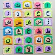 1 Set Huruf HIJAIYAH Hiasan Dinding peraga tempel Kelas Rumah Pojok Baca Tema Masjid |  PLAY GROUP P